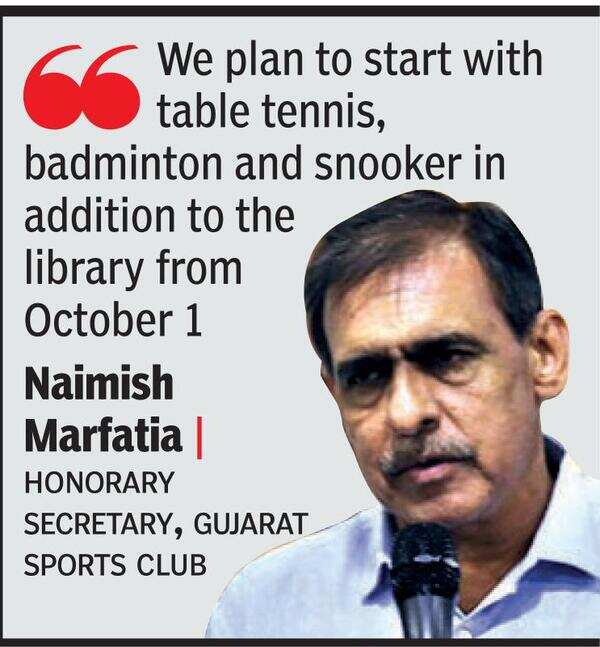 Gujarat Sports Club back in game after six months Ahmedabad News