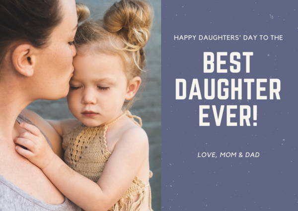 International Daughters Day Cards, Wishes, Messages & Quotes : Best 