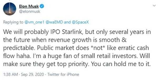 Elon Musk plans IPO for SpaceX's Starlink business - Times of India