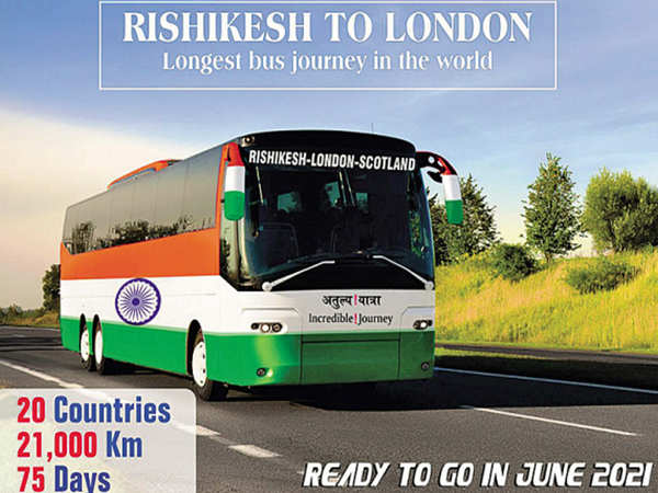 Wrestler plans 21,000-km trip from Rishikesh to London on bus ...