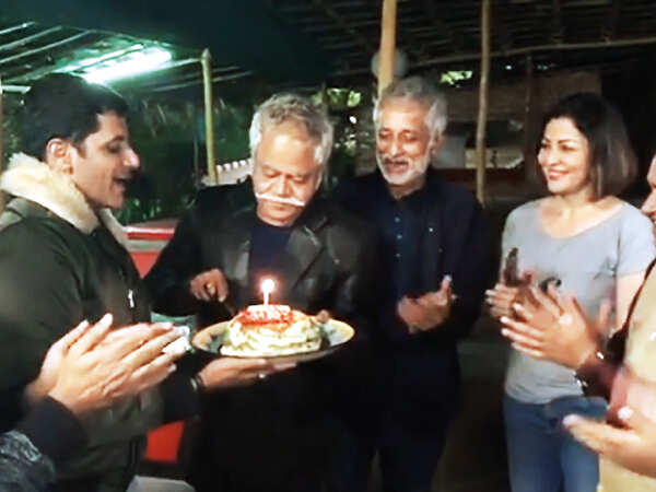 Karanvir Bohra and Sanjay Mishra (BCCL/ @karanvirbohra)
