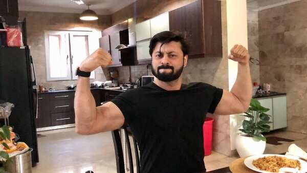 Anubhav Mohanty at his Delhi residence.