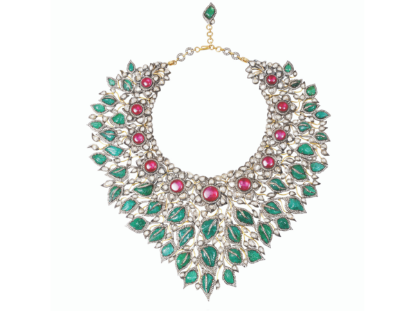 Necklace Amrapali Jewels for Project Blossoming by Gemfields