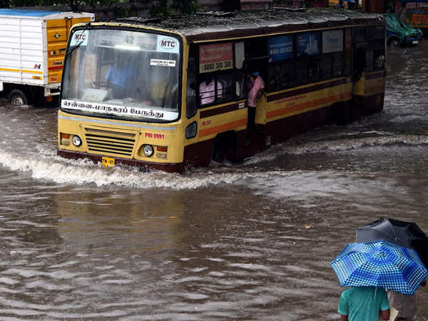 In Pics Heavy Rains Cause Waterlogging In Chennai Chennai News