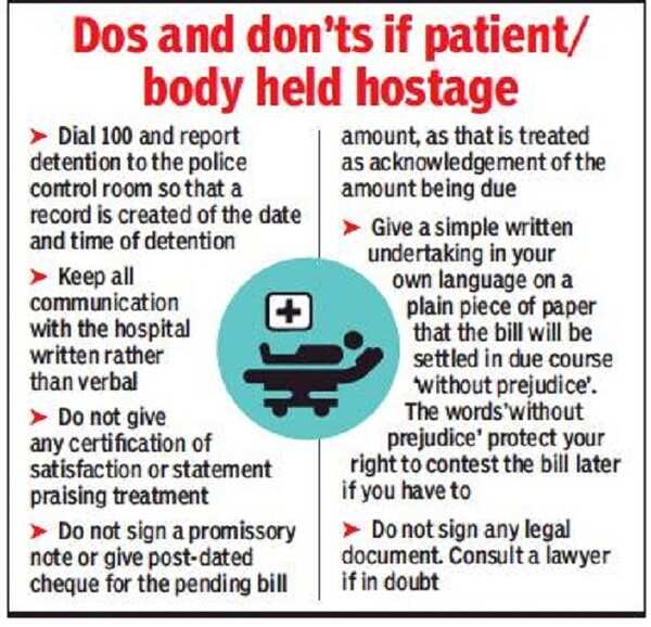 Hospitals defy courts, hold patients hostage over bills India News