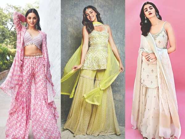 Kiara Advani, Ananya Panday and Alia Bhatt make quite the impression in their modernised versions of a classic sharara