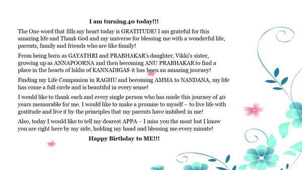 anu birthday