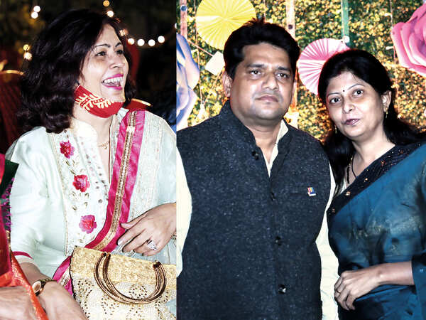 (L) Shashi Kishnani (R) Ajit and Mona (BCCL/ Arvind Kumar)