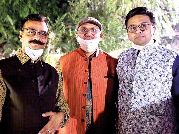 (L-R) Govind, Amit Agrawal and Sanjay Gupta (BCCL/ Arvind Kumar)