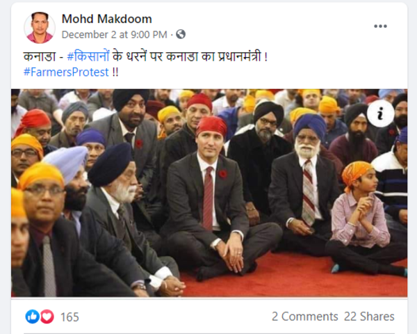 facebook post.