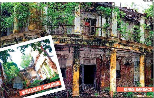 rain damges bldg