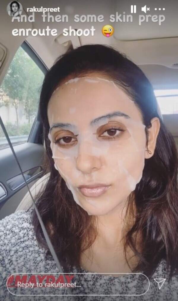 Rakul Preet Singh Sheet Mask