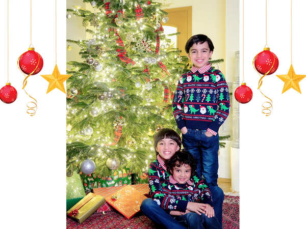 Celina's three children, Winston, Viraaj and Arthur (BCCL/ @haag.peter)