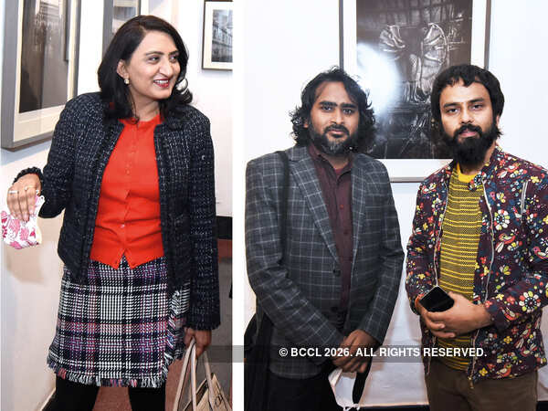 (L) Asma Hussain (R) Bhoopendra Asthana and Gaurav Mishra (BCCL/ Farhan Ahmad Siddiqui)