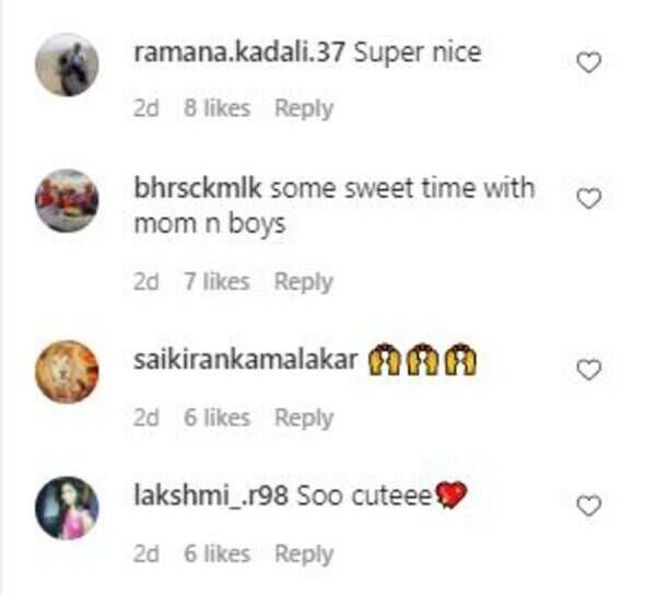 Fans on Anasuya's post