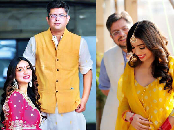 Himanshu Sharma and Kanika Dhillon after their wedding in Mumbai on January 2, 2021 (BCCL/ @kanika.d)