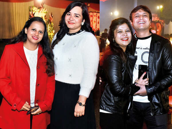 (L) Bhavna and Swati Agarwal (R) Neha and Manu Garg (BCCL/ Vishnu Jaiswal)
