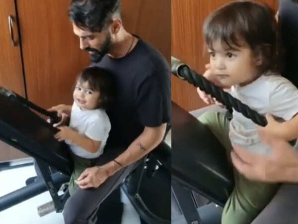 Arjun Rampal shares adorable picture of daughter Myra swimming in the rain