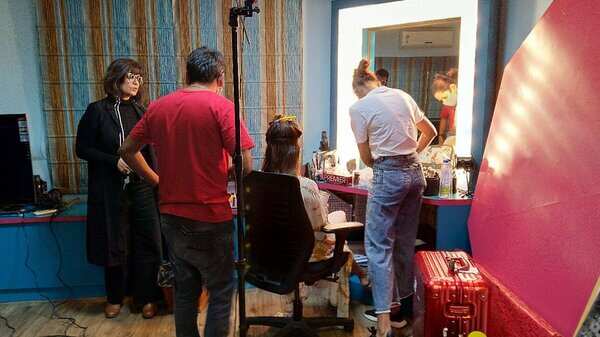 Samantha prepping for Shakunthalam