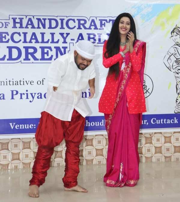 varsha helps disabled people