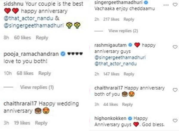 Celebrities wish Geetha Nandu
