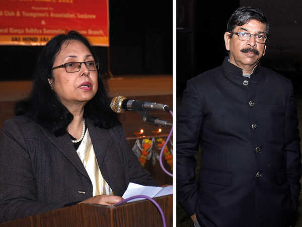 (L) Enakshi Sinha (R) Arun Kumar Banerjee (BCCL/ Vishnu Jaiswal)