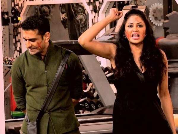 Still of Kavita Kaushik and Eijaz Khan in BB14