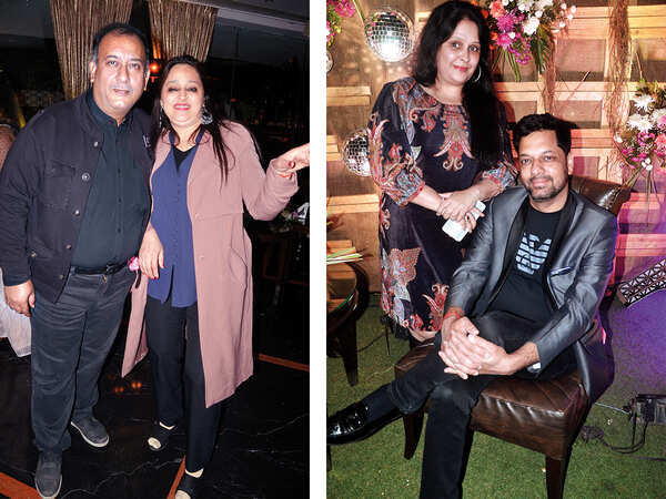 (L) Dharmesh and Shakti Chaturvedi (R) Gitika and Anoop Jain (BCCL/ IB Singh)
