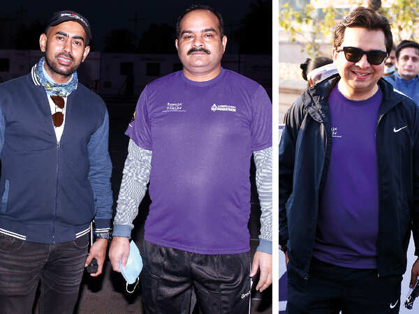 (L) Abhishek Mishra and Raghvendra Kumar Mishra (R) Gaurav Prakash (BCCL/ Vishnu Jaiswal)