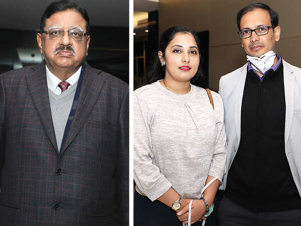(L) Dr Sudhir Kapoor (R) Dr Suresh and Dr Neelam