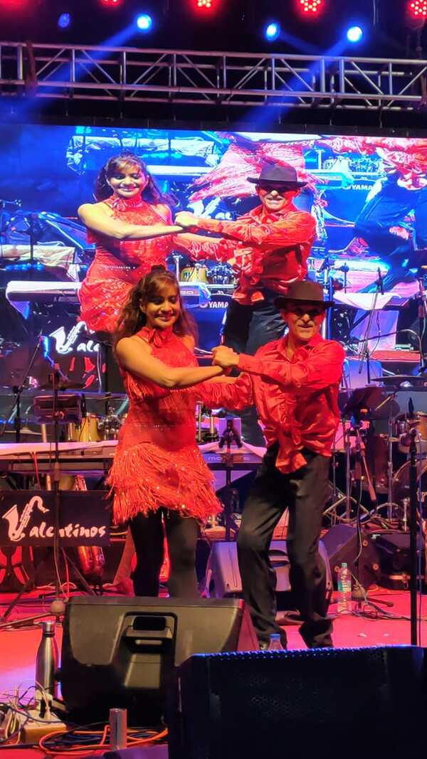 The red and black dance
