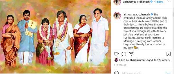 Aishwaryaa's Instagram post