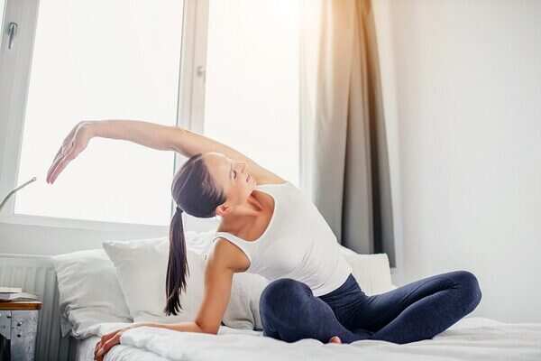 Bed workouts.