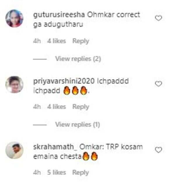 Netizens on Ohmkar