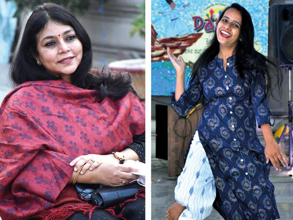 (L) Sangeeta Jaiswal (R) Shivani