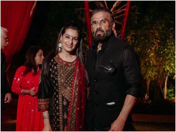 Mana and Suniel Shetty