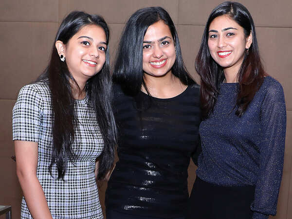 (L-R) Gayatri Prakash, Mandira Sharma and Aishwarya Kumar
