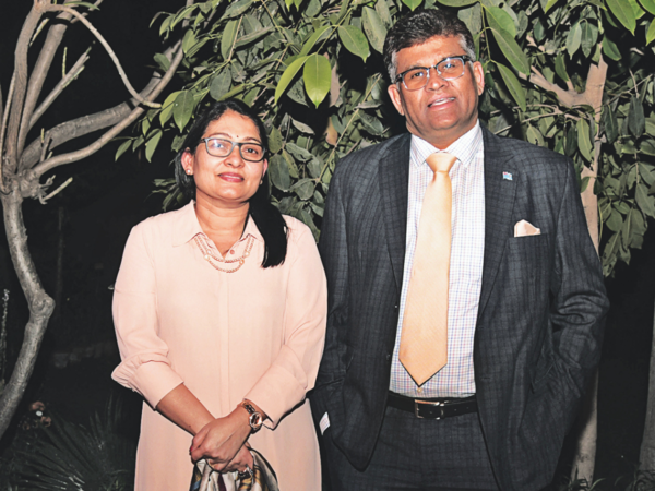 Kamlesh Prakash, High Commissioner of Fiji, with wife Mala Prakash