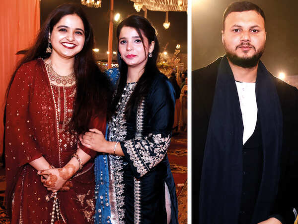 (L) Adeeba Parveen and Hina Siddiqui (R) Anas