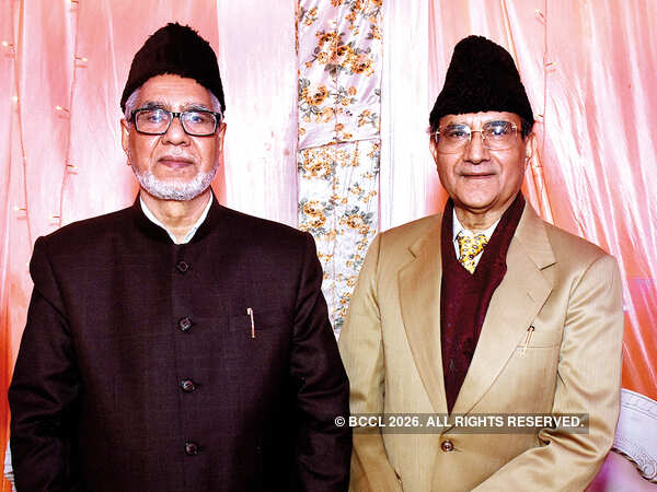 Syed Waseem Akhtar (L) and Dr Anis Ansari