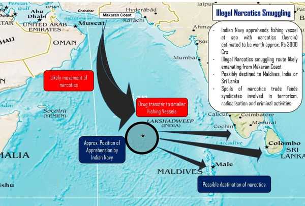 Navy seizes narcotics substance worth Rs 3,000 crore in Arabian Sea ...