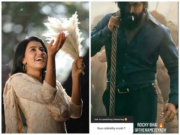 Anju Kurian named Yash as her celebrity crush