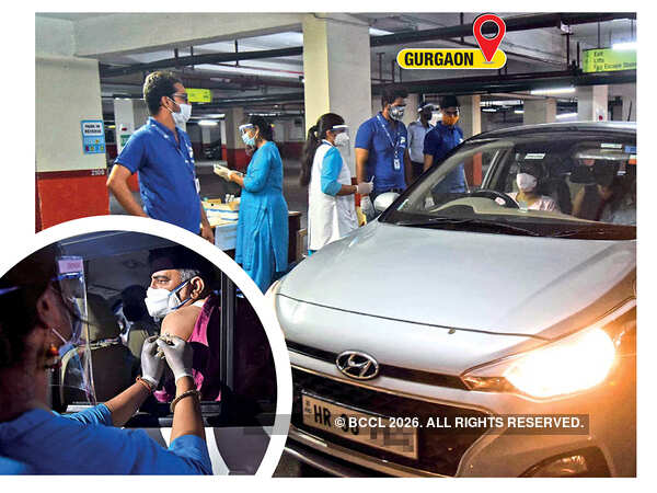 Gurgaon vaccination camp