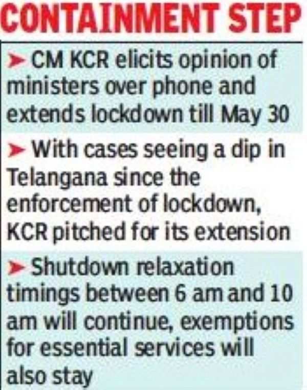 Telangana Lockdown News: Lockdown In Telangana Extended Until May 30 ...