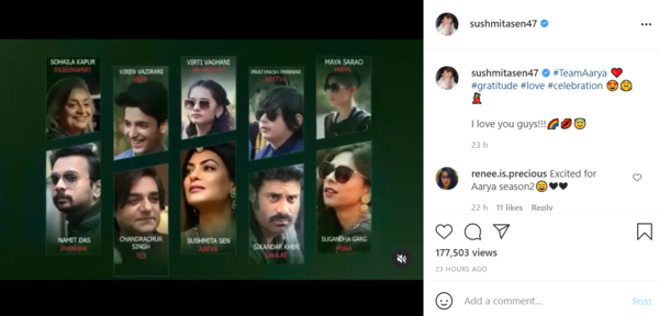 Sushmita Sen Instagram