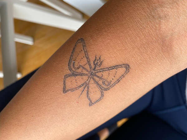 Pragya Kapoor's tattoo