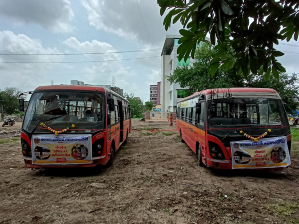 Two buses have been allocated for the mobile vaccination drive