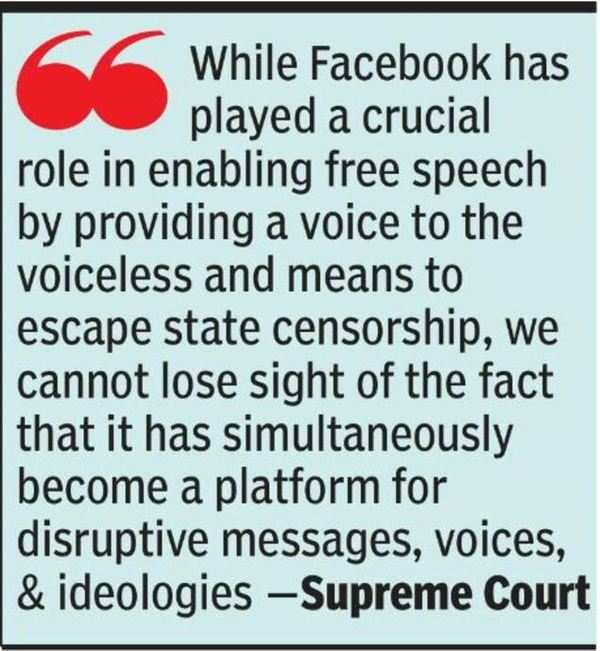 Under Facebook's thumb: Platforms must stop suppressing public