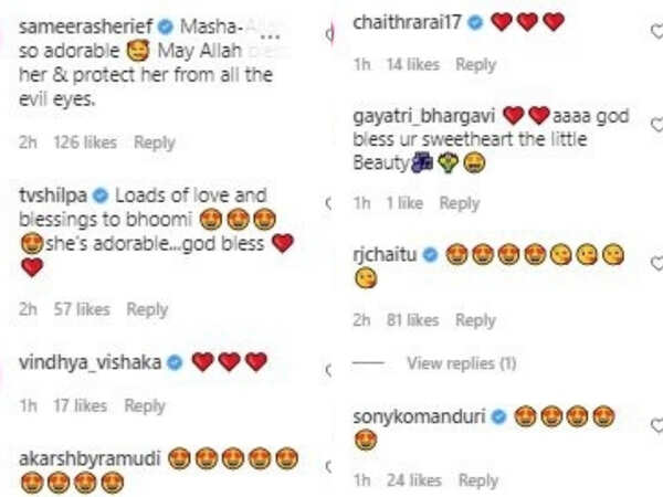 Celebs shower love on Bhoomi