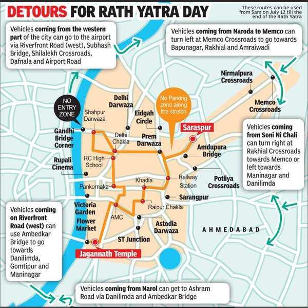 Security Shored Up Ahead Of Rath Yatras In Gujarat Ahmedabad News   84285139 